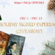 Enter the Holiday Signed Book Giveaway!